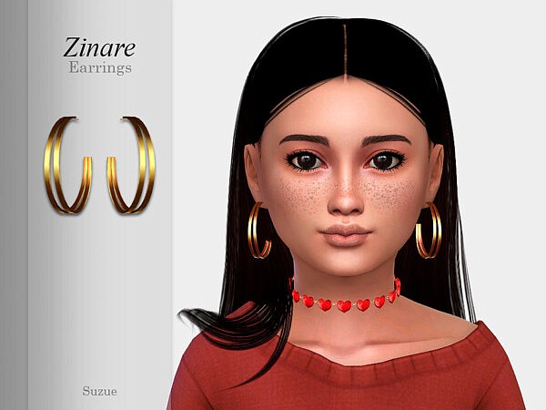 Zinare Earrings Child by Suzue from TSR