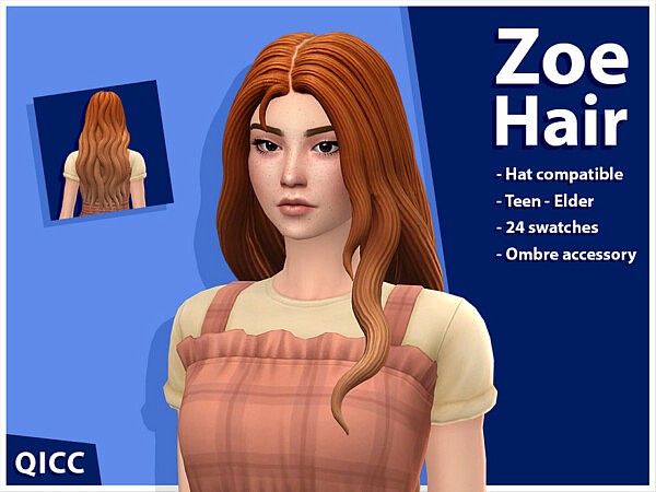 Zoe Hair Set by qicc from TSR