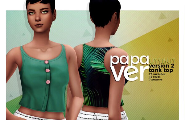 Cropped tank top from Viiavi