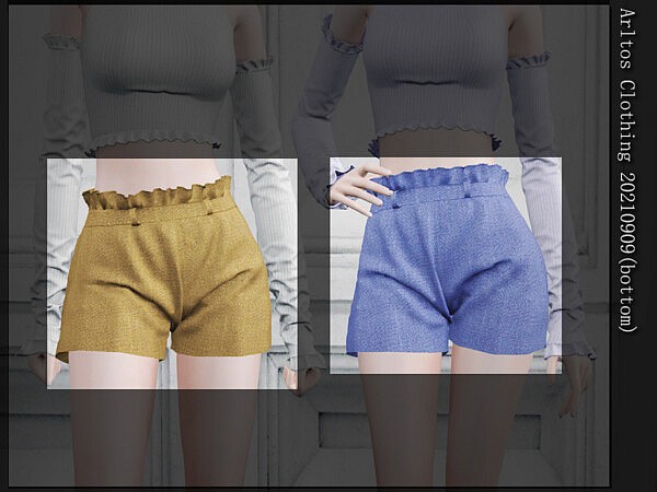 Linen shorts (Bottom) by Arltos from TSR