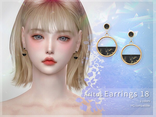 Marble earring 18 by Arltos from TSR