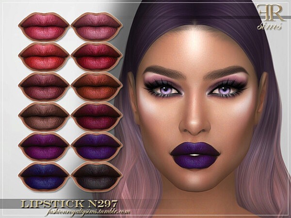 Lipstick N297 by FashionRoyaltySims from TSR