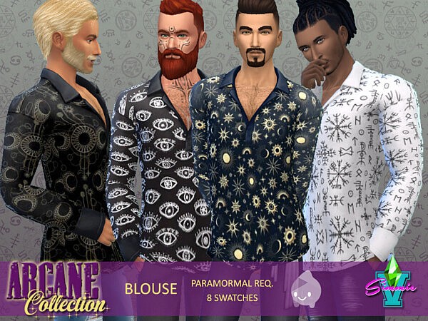 Arcane Blouse by SimmieV from TSR