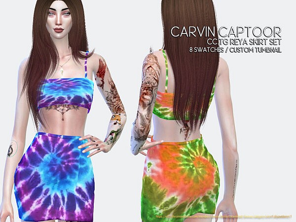 Reya Skirt Set by carvin captoor from TSR