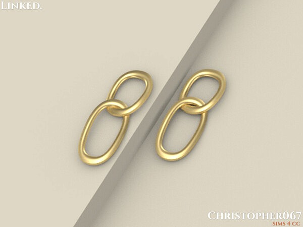 Linked Earrings by Christopher067 from TSR