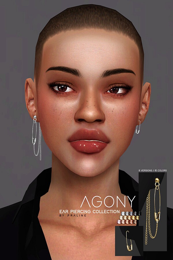Agony Ear Piercing Collection from Praline Sims