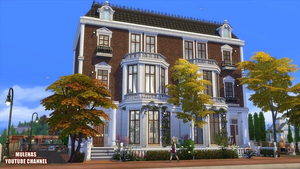Family townhouse from Sims 3 by Mulena