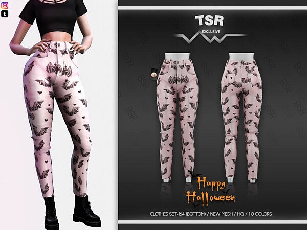 HALLOWEEN CLOTHES SET 164 (BOTTOM) BD566 by busra tr from TSR
