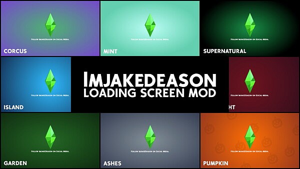 Loading Screens Mod by imjakedeason from Mod The Sims