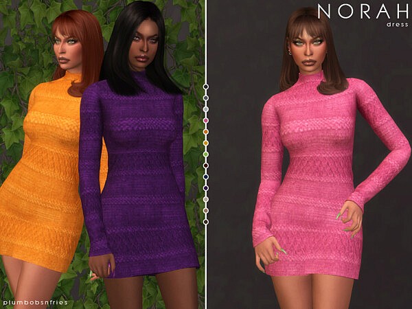 NORAH dress by Plumbobs n Fries from TSR