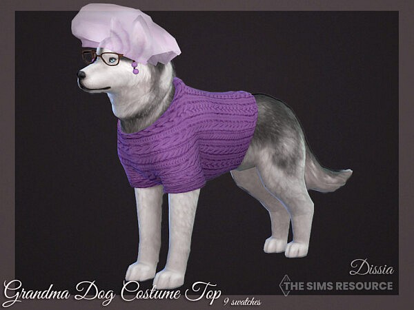 Grandma Dog Costume Top by Dissia from TSR