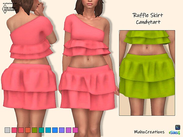 Ruffle Skirt Candytart by MahoCreations from TSR