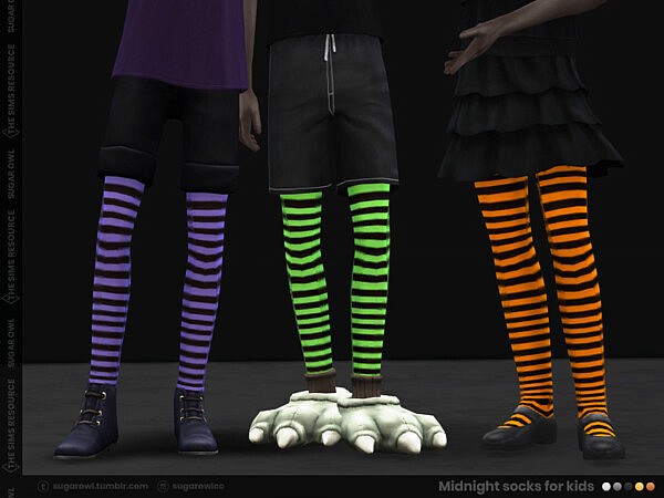 Midnight socks for kids by sugar owl from TSR