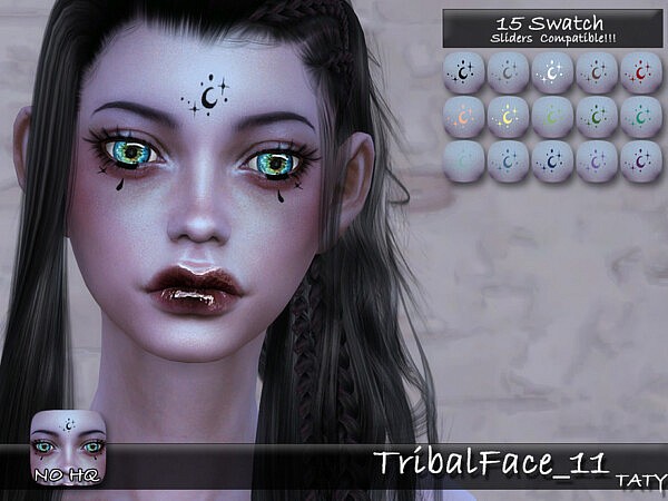 Tribal Face 11 by tatygagg from TSR