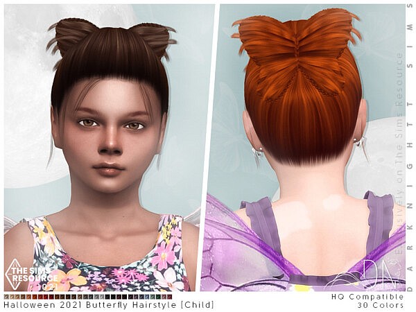 Butterfly Hairstyle [Child] by DarkNighTt from TSR