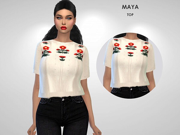 Maya Top by Puresim from TSR