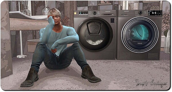 Samsung Heat Pump Dryer from Sims4 boutique