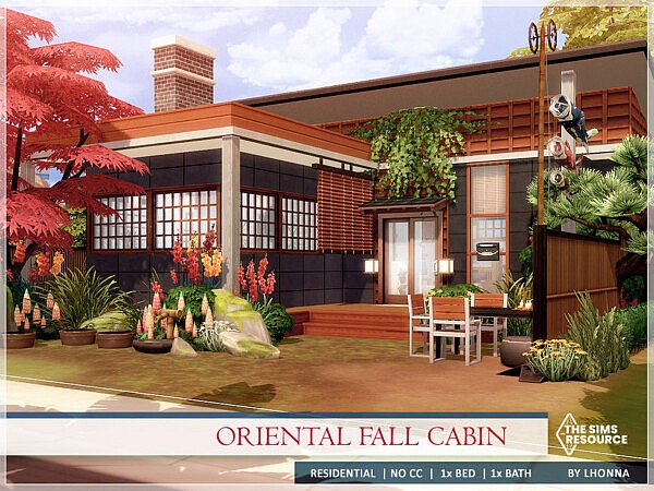 Oriental Fall Cabin  by Lhonna from TSR