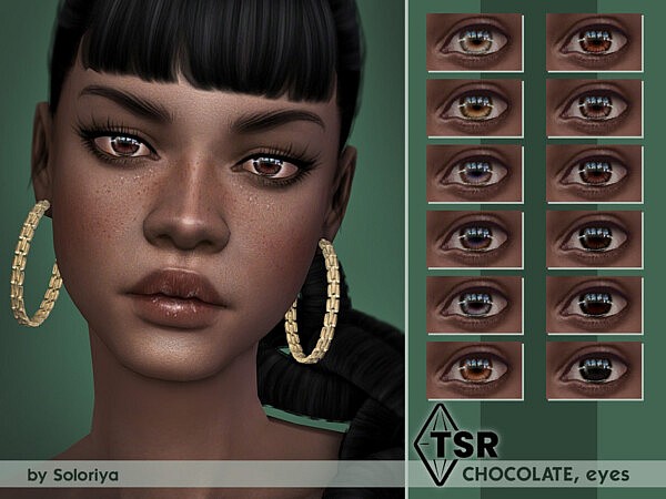 Eyes (lenses) Chocolate by soloriya from TSR
