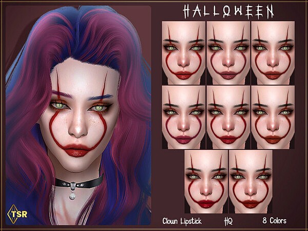 Clown Lipstick  by Lisaminicatsims from TSR