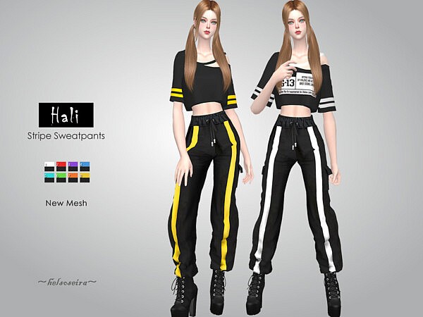HALI   Sweatpants by Helsoseira from TSR