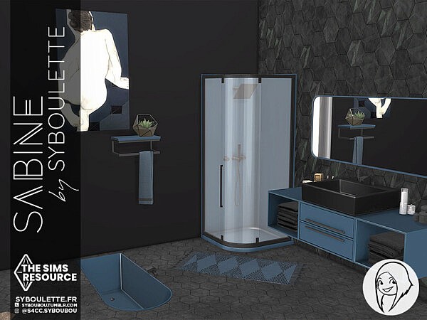 Sabine bathroom set Part 2 Clutter by Syboubou from TSR