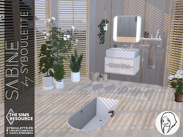 Sabine bathroom set Part 2 Clutter by Syboubou from TSR