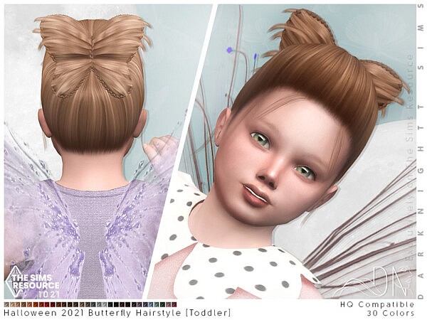 Butterfly Hairstyle [Toddler] by DarkNighTt from TSR