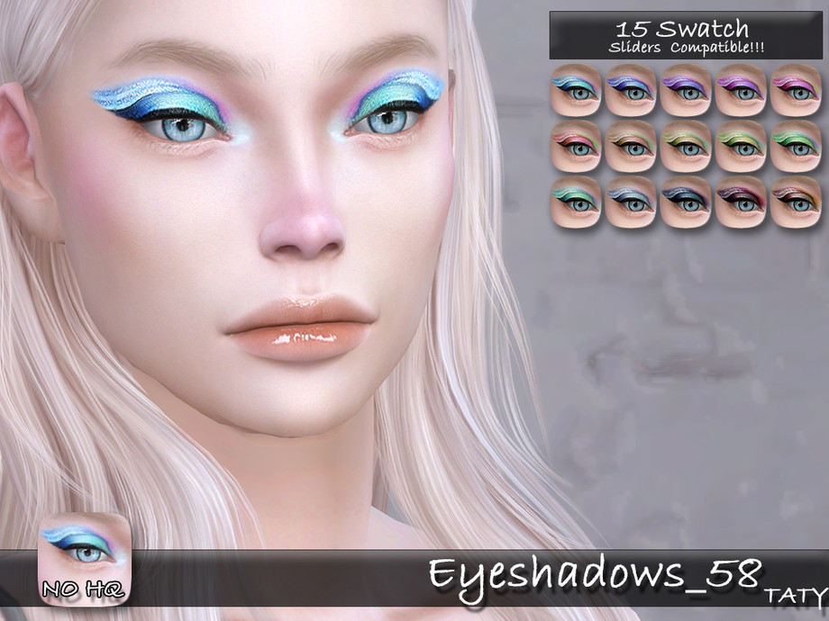Eyeshadows 58 By Tatygagg From Tsr • Sims 4 Downloads