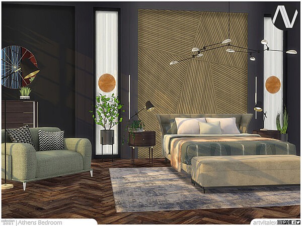 Athens Bedroom by ArtVitalex from TSR