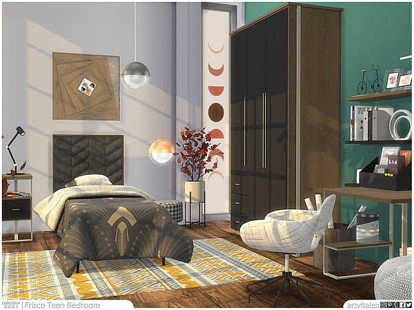 Frisco Teen Bedroom by ArtVitalex from TSR