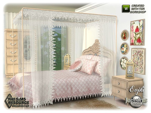 Evjki bedroom by jomsims from TSR