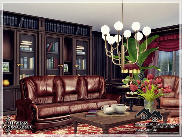 WIKTOR II   Living Room by marychabb from TSR