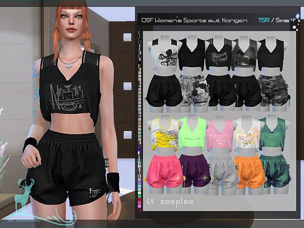 Womens Sports suit by DanSimsFantasy from TSR