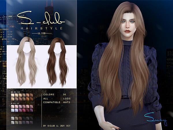 Silky Long hairstyle (Sucy) by S Club from TSR