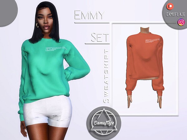 Emmy Set   Sweatshirt by Camuflaje from TSR