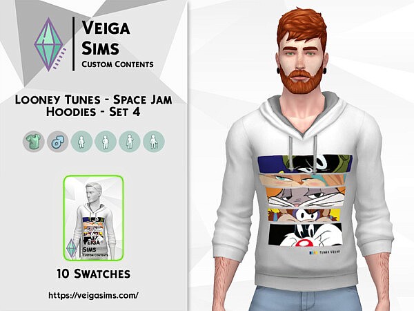 Space Jam Hoodies   Set 4 by David Mtv from TSR