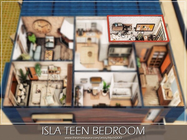 Isla Teen Bedroom by MychQQQ from TSR
