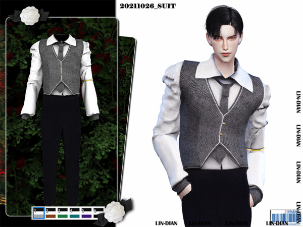 Mens suits and vests by LIN DIAN from TSR