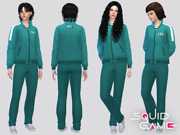SQUID GAME Outfit 2 by McLayneSims from TSR