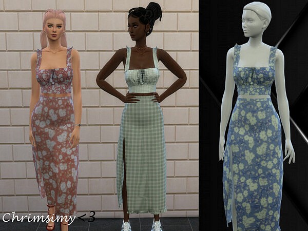 Cottage Set   Skirt by chrimsimy from TSR