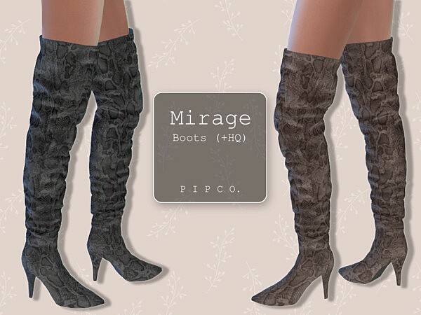 Mirage Boots by Pipco from TSR