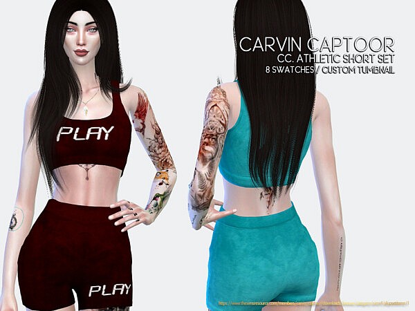 ATHLETIC SHORTS SET by carvin captoor from TSR