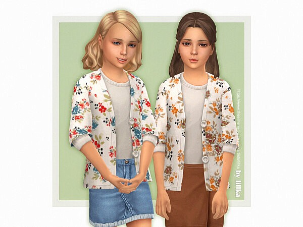 Floral Cardigan by lillka from TSR