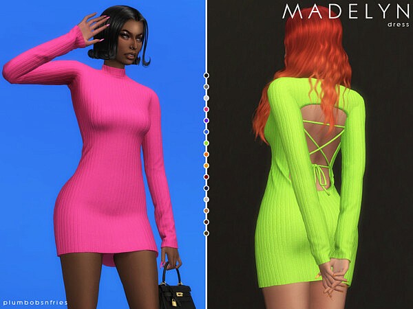 MADELYN Dress by Plumbobs n Fries from TSR