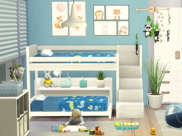 Twin Toddler Bedroom by Flubs79 from TSR