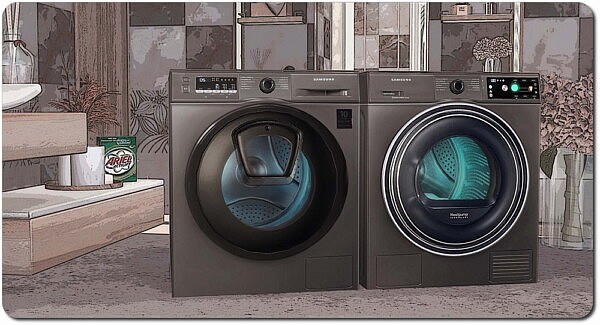 Samsung Heat Pump Dryer from Sims4 boutique