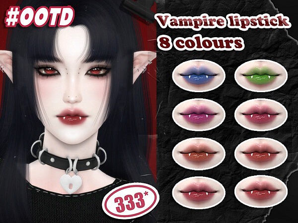 Vampire lipstick by asan333 from TSR