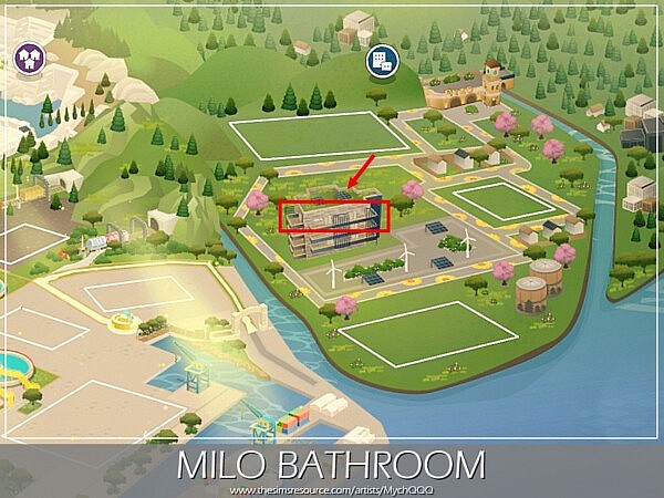 Milo Bathroom by MychQQQ from TSR