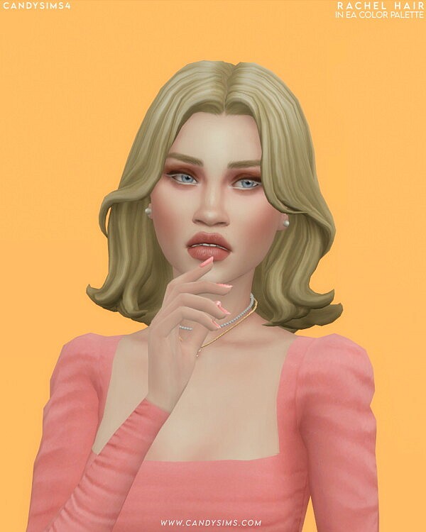 Rachel Hair from Candy Sims 4
